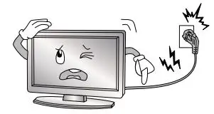 CHiQ U50G7H 4K UHD Smart Android LED TV User Manual - Protect the power cord from being walked on or pinched particularly at plugs