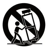 CHiQ U50G7H 4K UHD Smart Android LED TV User Manual - use caution when moving icon