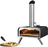 SALTER EK4923 Wood Pellet 12” Outdoor Portable Pizza Oven