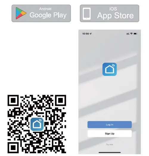 2.Turn on the phone's bluetooth. 3.Tap Add Device or the plus icon(+) in the top-right corner on the Home page to go to the device adding page. Demo- 0