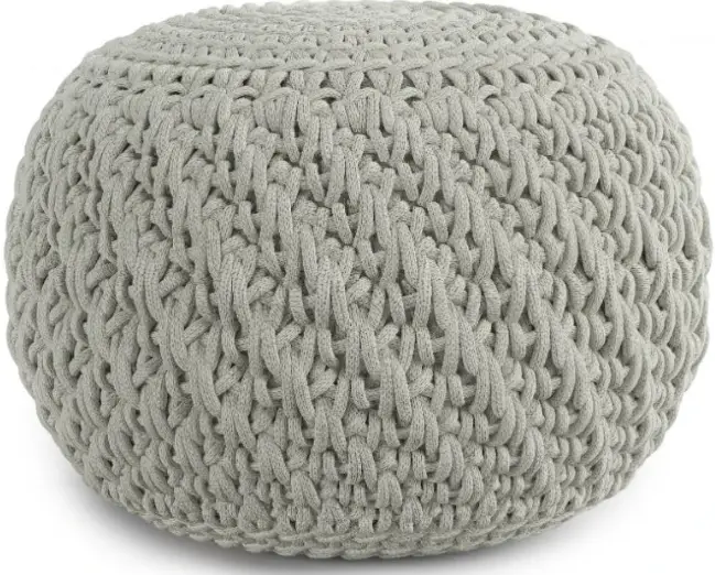 SIMPLi HOME-AXCODPF-008-YL-Round-Knitted-Outdoor-Indoor-POUF-PRODUCT-IMG