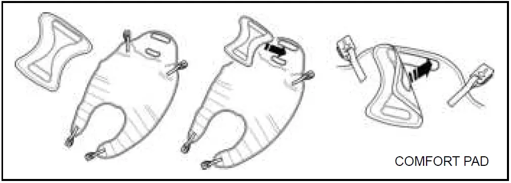 Joerns HEALTHCARE Oxford Comfort Sling With Comfort Clip 05