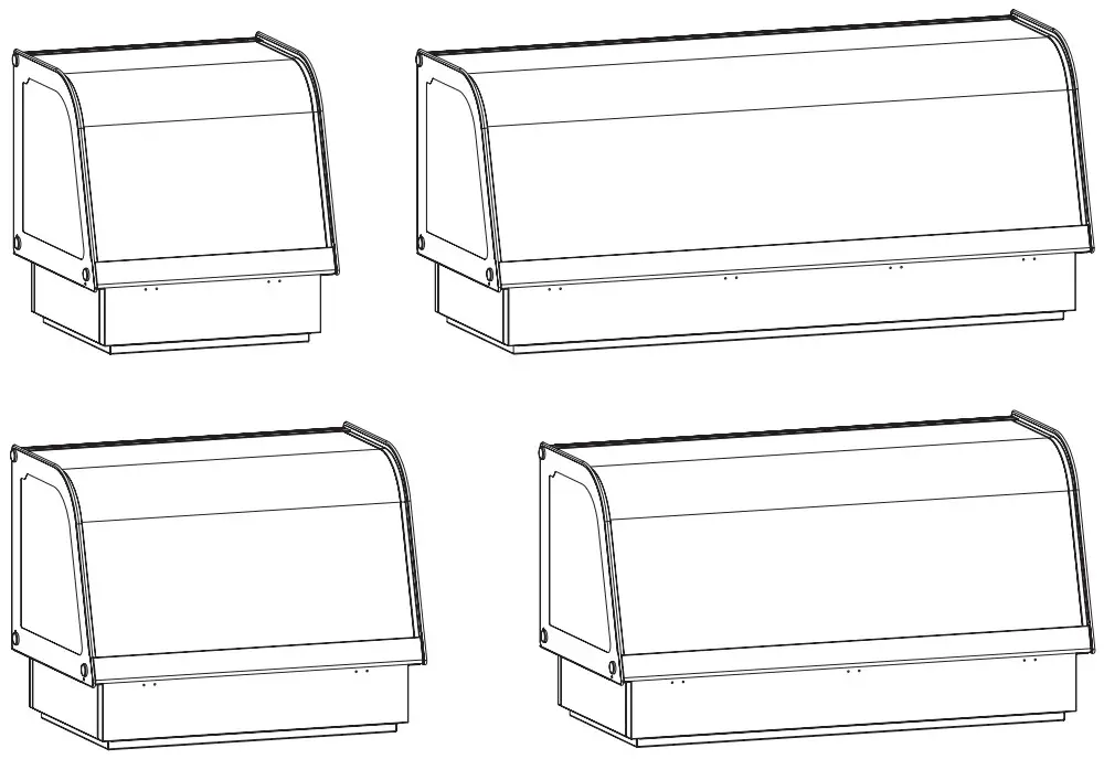 AVANTCO 360BCDI60B Countertop Glass Door Refrigerators