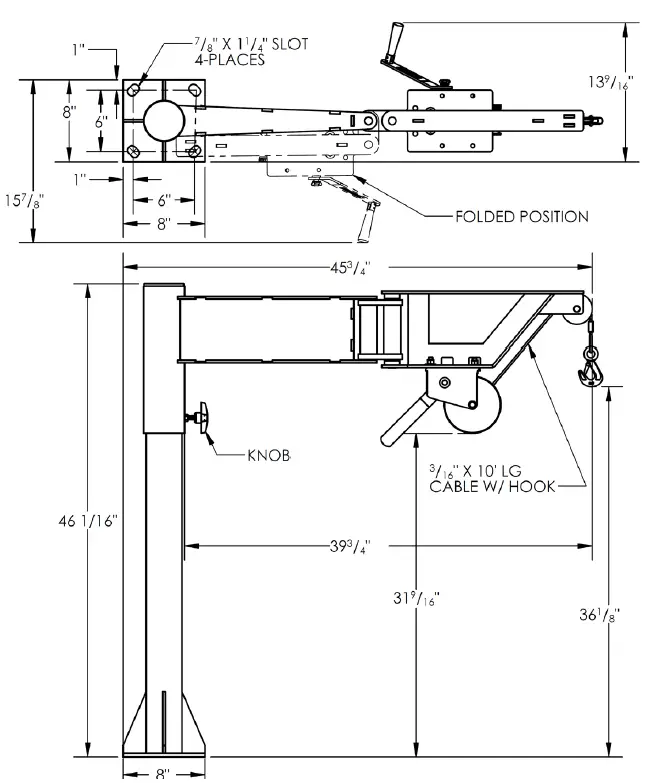 Vestil-VAN-J-Series-Vehicle-Mounted-Jib-Cranes-fig-1