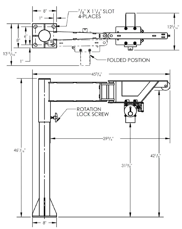 Vestil-VAN-J-Series-Vehicle-Mounted-Jib-Cranes-fig-5