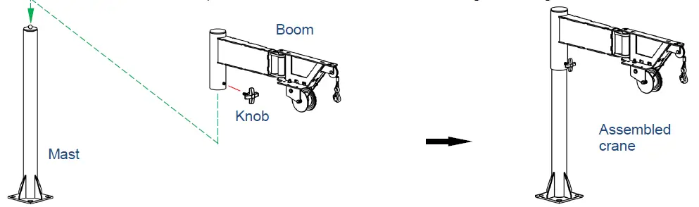 Vestil-VAN-J-Series-Vehicle-Mounted-Jib-Cranes-fig-7