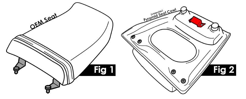PYRAMID-12380-Yamaha-YZF1000R-Thunderace-Seat-Cowl-Fitting-Instructions-FIG-1