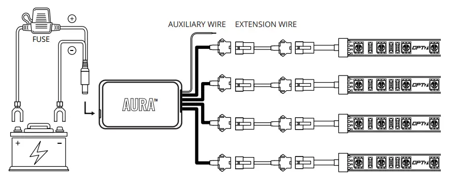 OPT7-Dodge-Challenger-08-22-Aura-Pro-Bluetooth-DRL-Halo-RGB-9