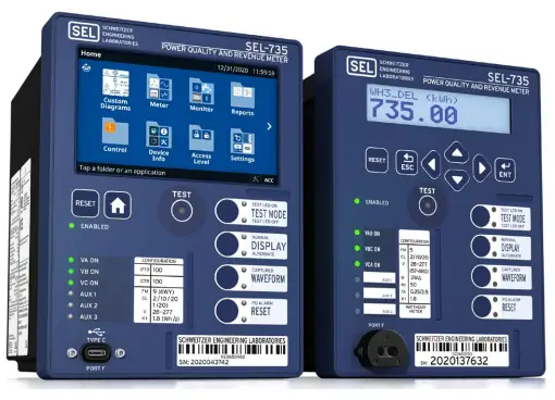 SEL-735 Power Quality and Revenue Meter