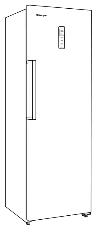 Morgan MUF-EC278L Upright Freezer