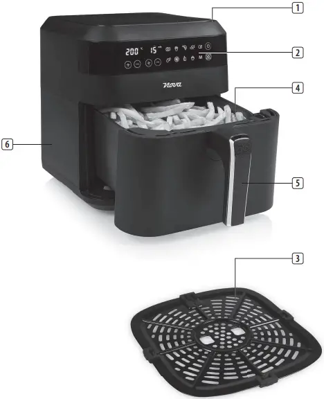 nova 02.180138.01.001 Digital Airfryer XXL-fig2