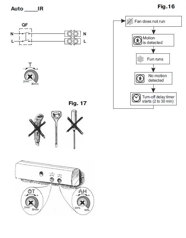 BLAUBERG Auto 150 Wall Exhaust Fan 9