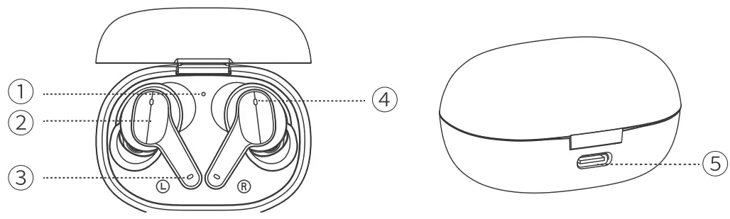 HARPER HB-555 Bluetooth Stereo Headphones with Microphone - fig 2