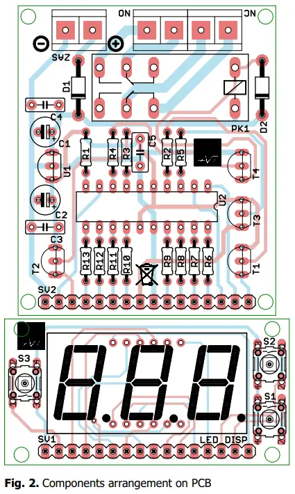 AVT1995 Precise Timer 1 second...99 minutes - Mounting
