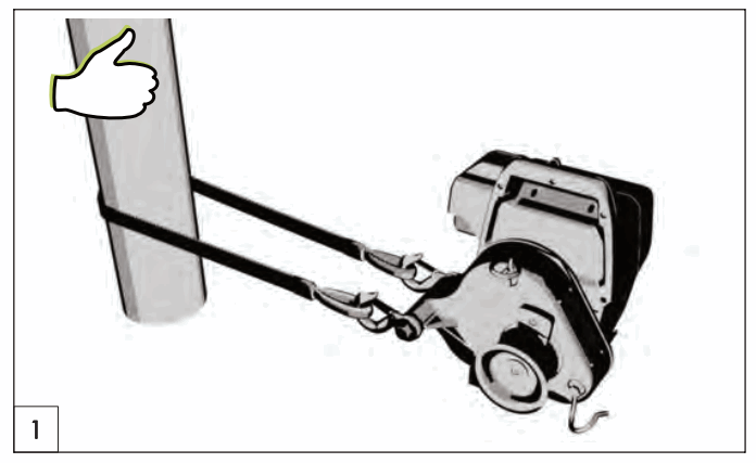 PORTABLE WINCH PCW3000-Li Battery-Powered Pulling Winch - fig 12