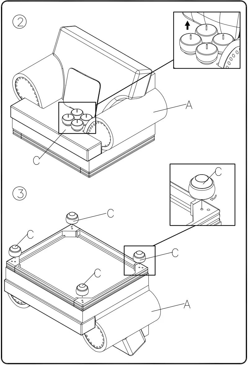 ASHLEY 1510423 Living Room Harleson Oversized Chair - fig 3