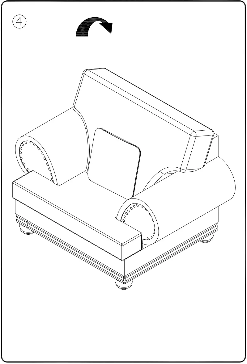 ASHLEY 1510423 Living Room Harleson Oversized Chair - fig 4
