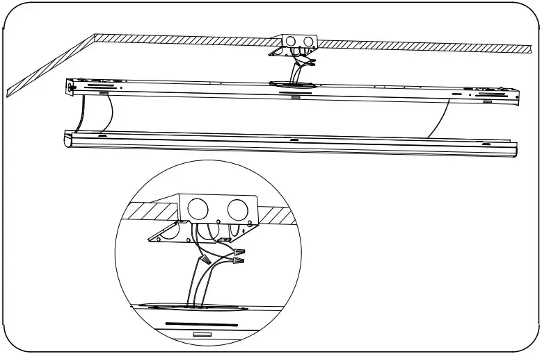 HOWARD LIGHTING LCS Series LED Strip Luminaire - Surface Mounting 5