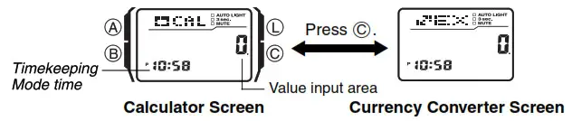 CASIO Classic Watches with Keypad keys 2888 - Calculator