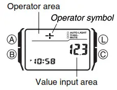 CASIO Classic Watches with Keypad keys 2888 - To perform arithmetic calculations