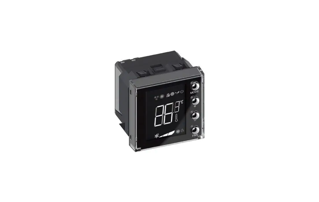 Bticino Kw4691 Flush Mounted Thermostat With Backlit Instructions