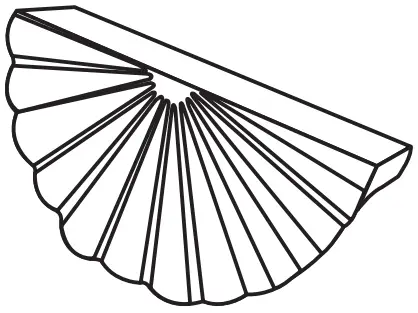 Kmart 43253470 2 Pack Embossed Half Moon Handles - SCREW 1