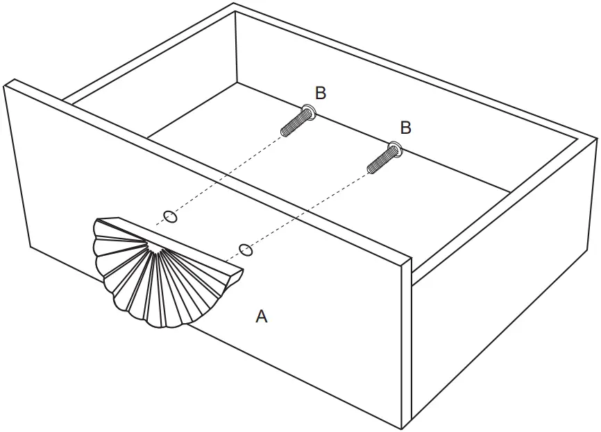 Kmart 43253470 2 Pack Embossed Half Moon Handles