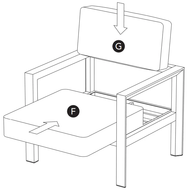 homestyles 6730-10 Chair - Part List - Assembly 1