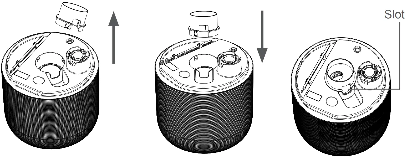 pure PEHUTRB W Top Fill Humidifier - sound eliminator