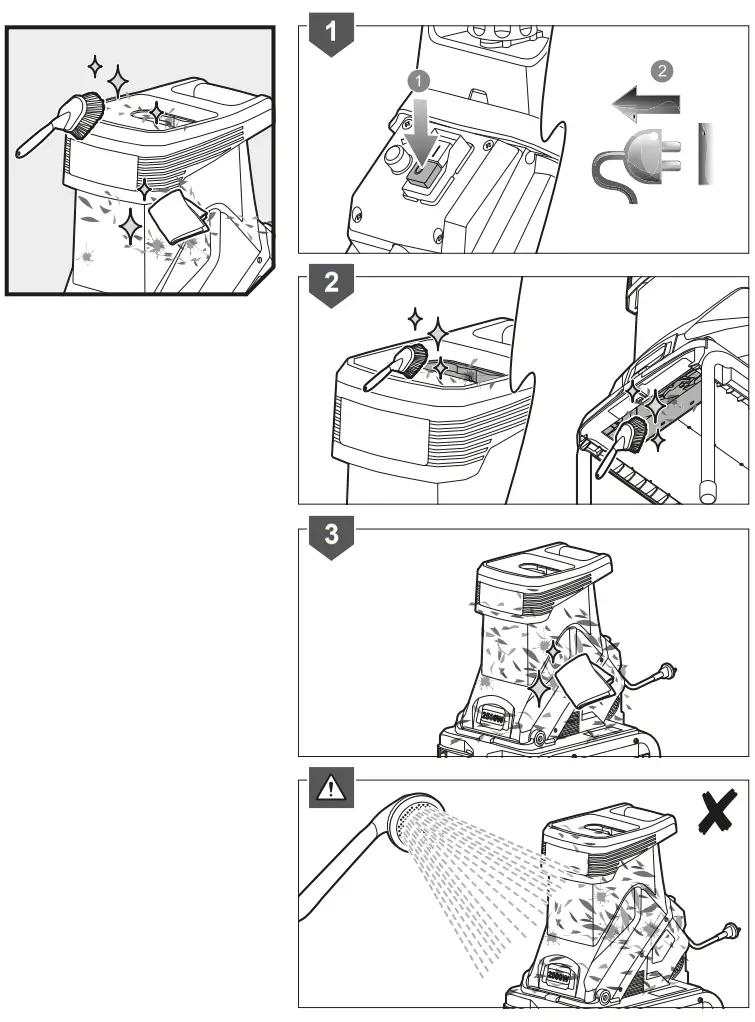 RYOBI RSH2545B Corded 2500W Impact Shredder - fig10