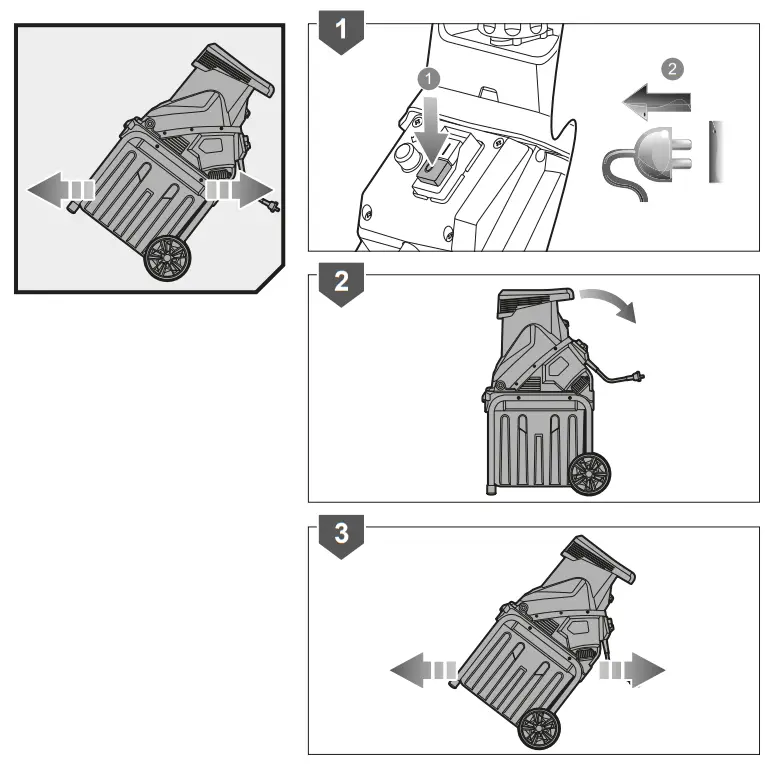 RYOBI RSH2545B Corded 2500W Impact Shredder - fig12