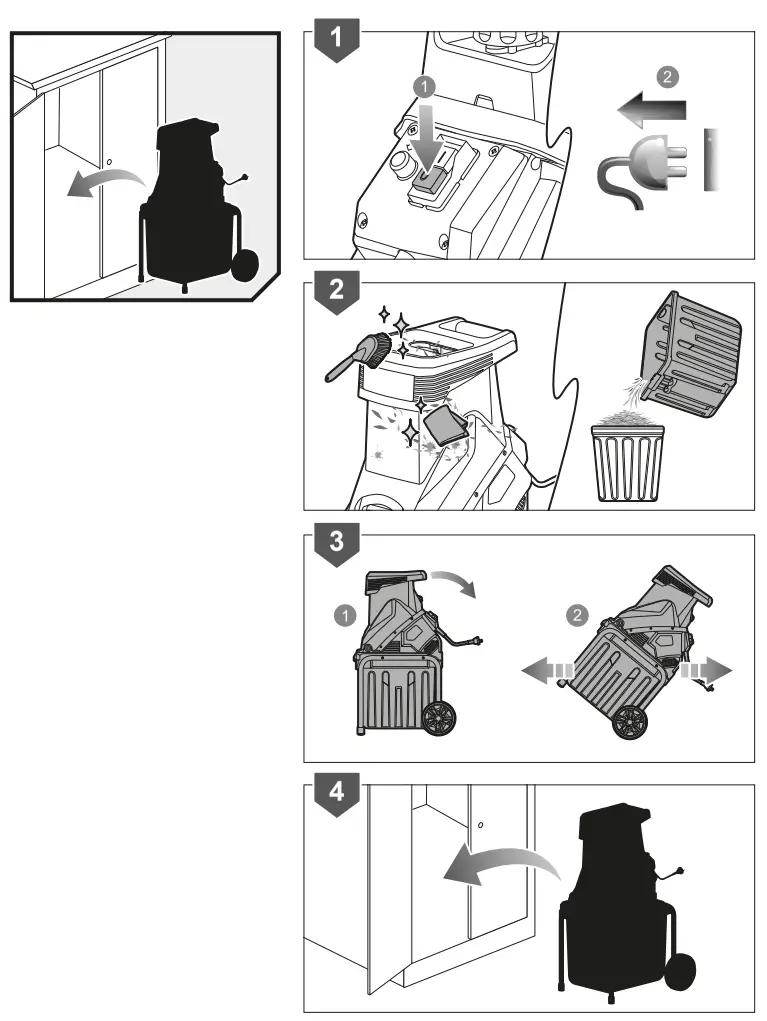 RYOBI RSH2545B Corded 2500W Impact Shredder - fig13