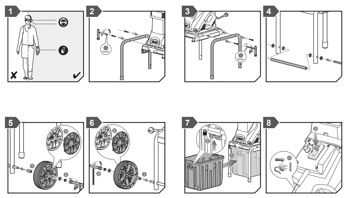 RYOBI RSH2545B Corded 2500W Impact Shredder - fig3