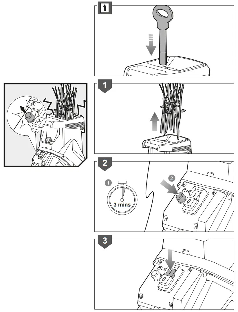 RYOBI RSH2545B Corded 2500W Impact Shredder - fig6