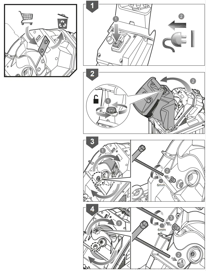 RYOBI RSH2545B Corded 2500W Impact Shredder - fig8