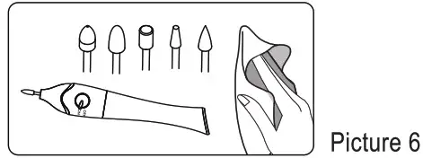 anko TB-1335 5-In-1 Electric Manicure - picture 6