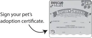 PET Adoption Certificate