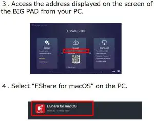 FIG 14 Install ESharefor SH. (MAC OS)