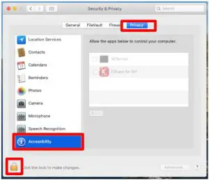 FIG 17 Select Accessibility