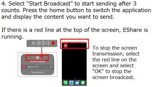 FIG 47 Wireless Connection (iOS or iPadOS)