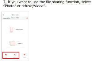 FIG 50 Wireless Connection (iOS or iPadOS)