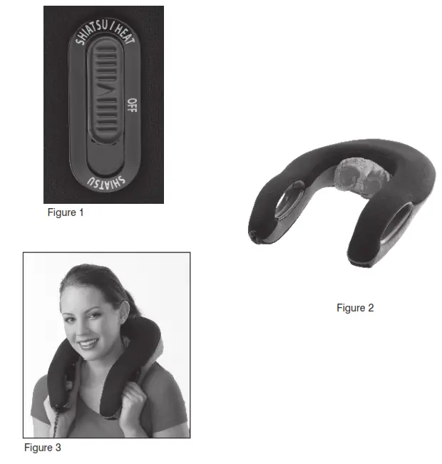 Homedics NMS-300 Shiatsu Neck Massager Instruction - Instructions for Use