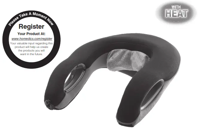 Homedics NMS-300 Shiatsu Neck Massager Instruction - shiatsu