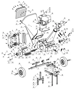 TRACTOR SUPPLY OPC504 4 and 6 Inch Commercial Chipper - FIG 1