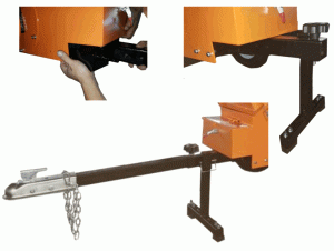 TRACTOR SUPPLY OPC504 4 and 6 Inch Commercial Chipper - TOWBAR