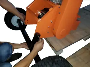 TRACTOR SUPPLY OPC504 4 and 6 Inch Commercial Chipper - axle assembly