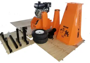 TRACTOR SUPPLY OPC504 4 and 6 Inch Commercial Chipper - crate