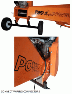 TRACTOR SUPPLY OPC504 4 and 6 Inch Commercial Chipper - feed chute