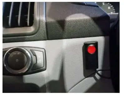 WITSMARTWITNESS CP4 Wi-Fi LTE Enabled 4 Channel HD Recorder - Install remote control onto dash next to the steering wheel and within reach of the driver