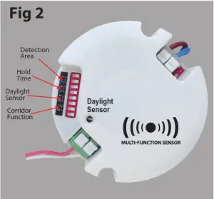saxby Forca EM, Stepped Dim & CCT LED Bulkhead- Fig 2